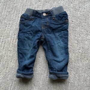 Baby Gap Fleece Lined Straight Jeans 3-6 Months